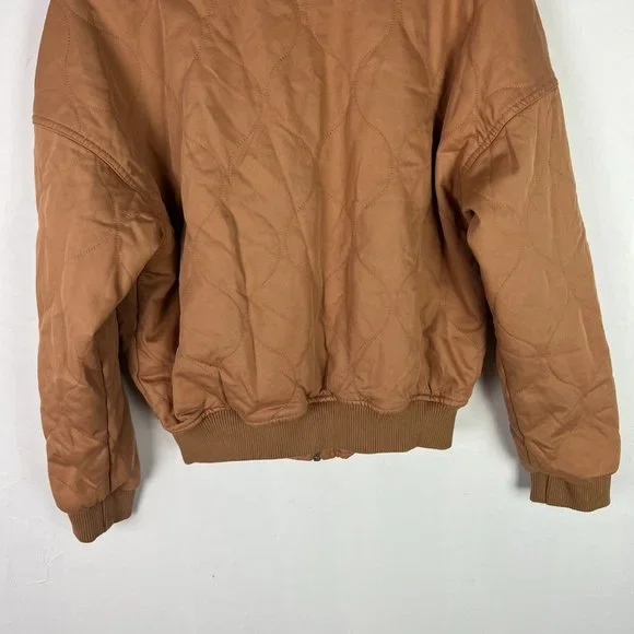 NWT Universal Thread Quilted Utility Jacket Tan Plus Size XXL NEW - Picture 12 of 14